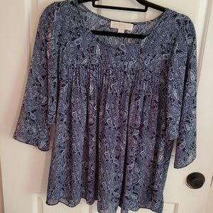 💚 Michael Kors paisley boho top
